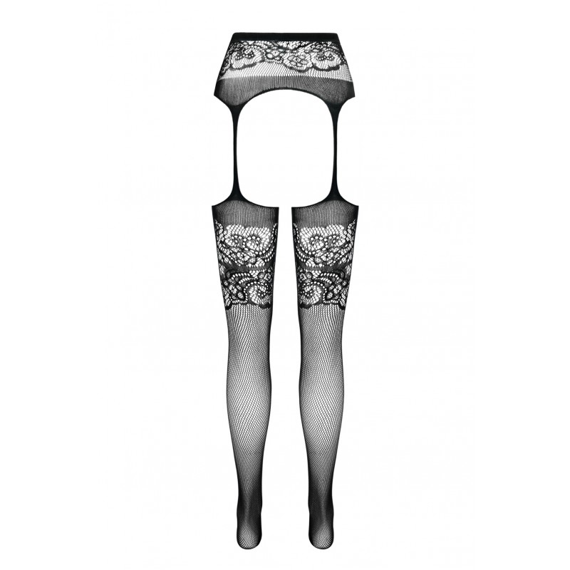 A sexy stocking that perfectly fits the figure and perfectly... Passion - Stockings S029 - Black photo-6