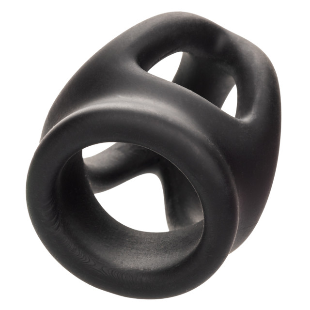 From bashful beginners to erotic experts, the Alpha Liquid S... CEN - Alpha Dual Cage Ring - Black photo-6