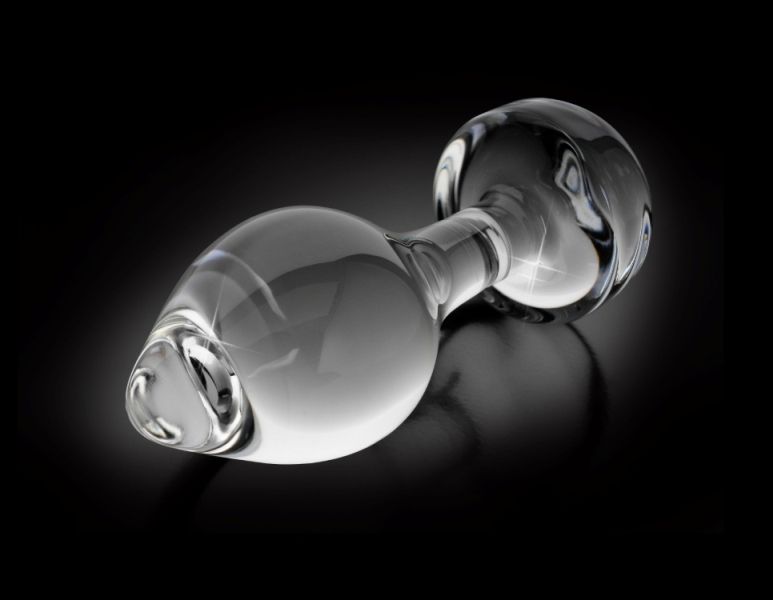 Elegant, upscale, and hand-crafted with amazing attention to... Icicles - Anal Plug No.44 - Clear photo-2
