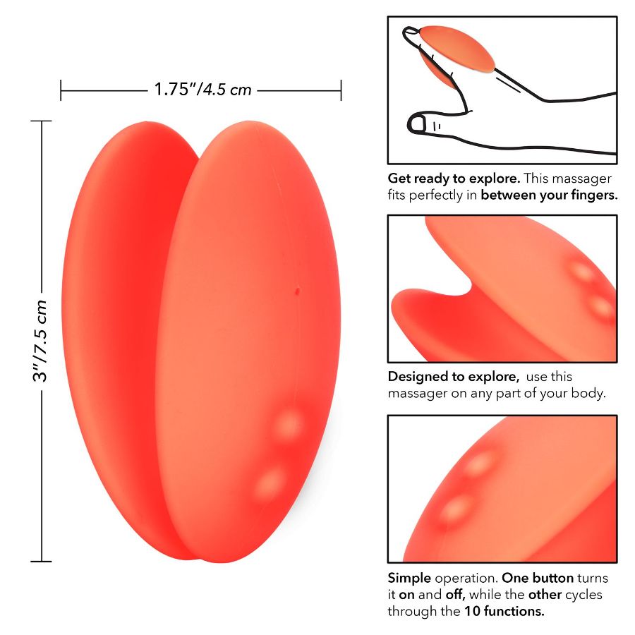 Satisfy your pleasure wherever you go with the Mini Marvels ... CEN - Marvelous Massager - Orange photo-9