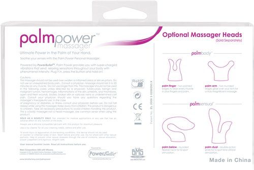 The Palm Power Massgaer is a flexible wand style vibrator wh... Palmpower - Massager - Fuschia - Wireless Adapter-charging photo-3