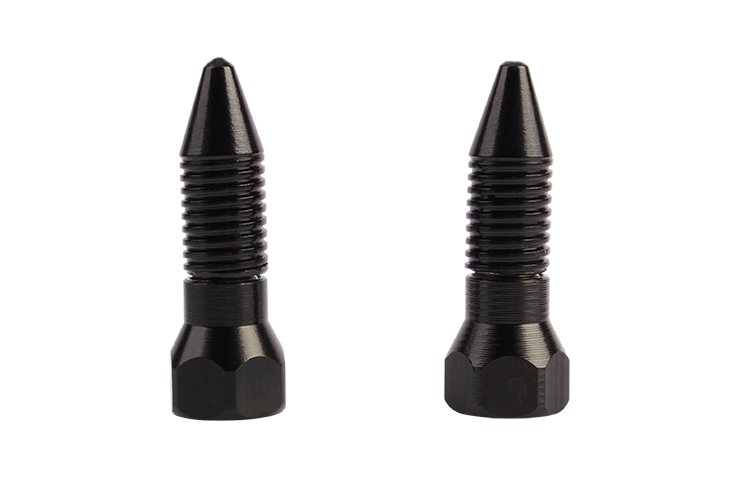 Realistic Screw Shape, Metal Coated Magnets, With No Piercin... Chisa - Screw Magnetic Nipple Clamps - Black photo-2