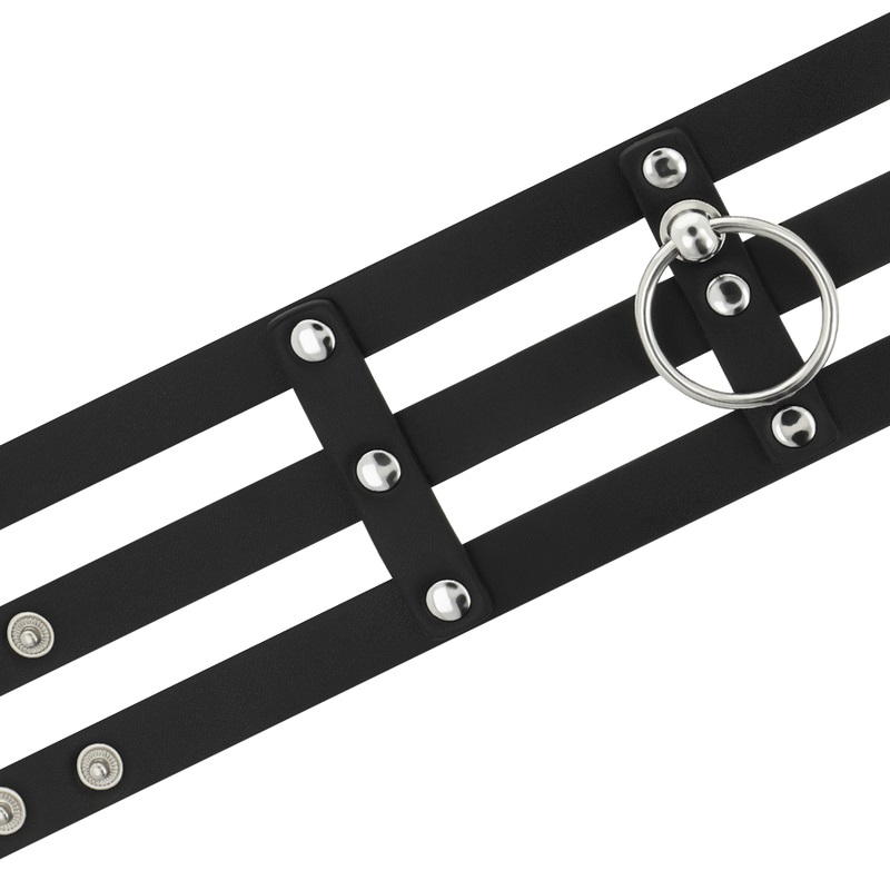 Discover Coquette Shokers! The perfect complement for your f... Coquette - Choker Fetish Vegan Leather - Black photo-4