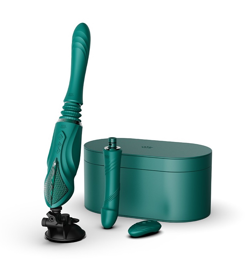Powered by ZALO's groundbreaking PowerThrust technology,... Zalo - Sesh APP Thrusting Sex Machine - Turquoise Green photo-19