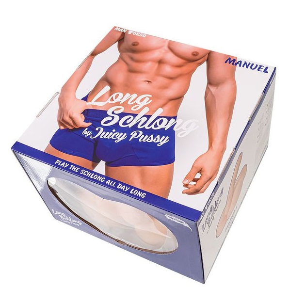 Male torso with a strong penis and a narrow anus Manuel is a... Juicy Pussy - Manuel Masturbator - Skin photo-15