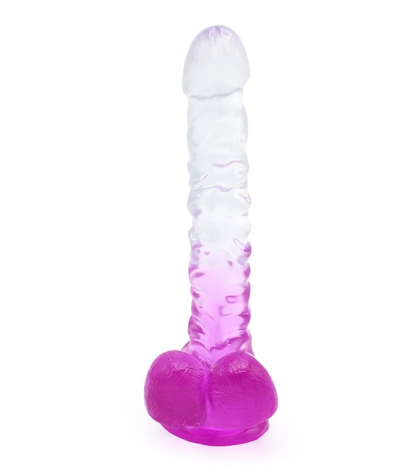 This special transparent dildo has an amazing color mix and ... Kiotos - Wave Dildo 04 - Purple photo-5