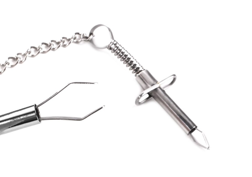 Do you enjoy some extra pain with your pleasure Then this pa... Kiotos - Steel Nipple Grabbers photo-2