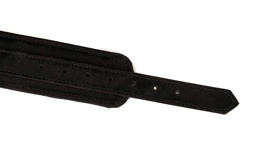 Enjoy full body domination with these beautiful Vegan Leathe... Liebe Seele - Boudoir Amor Ancle Cuffs - Black photo-5