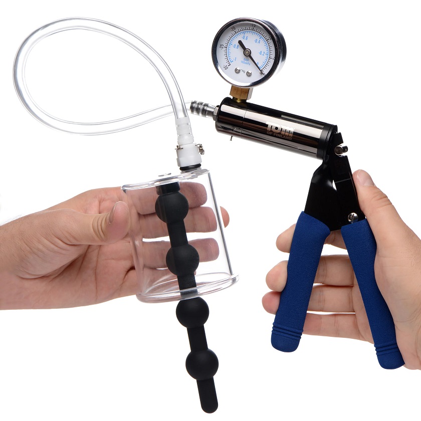 Make your A-hole swell as powerful suction increases circula... TOF - Rosebud Cylinder w Beaded Insert photo-5