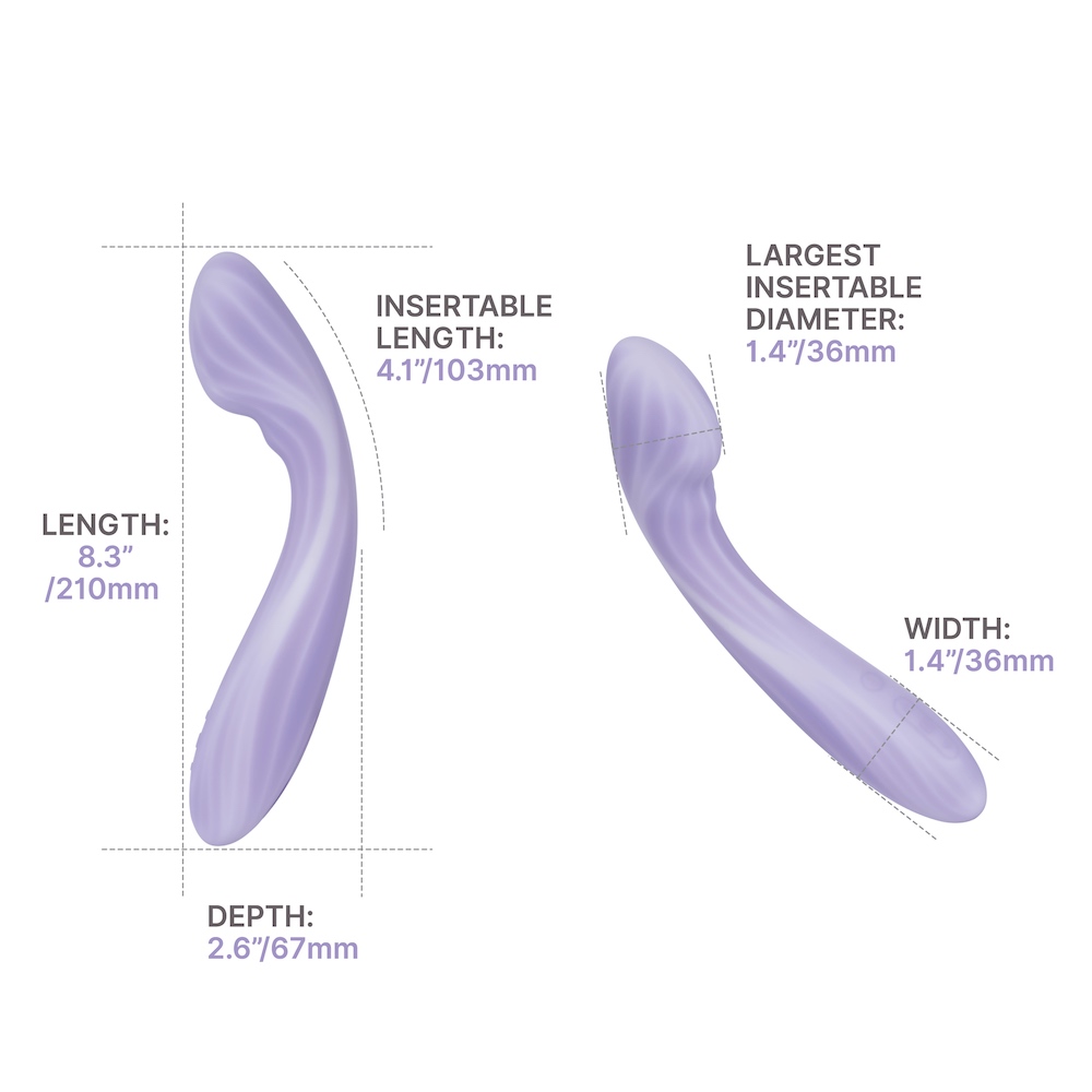 SVAKOM - Margot APP G-spot Vibrator - Lilac Swirl photo-14