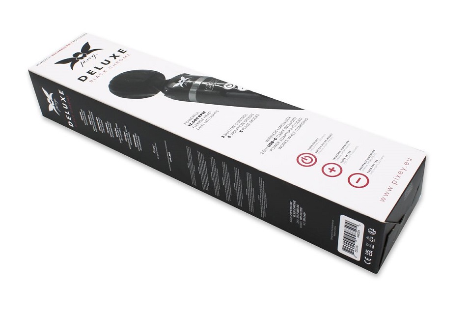 The Pixey Deluxe, world’s most powerful wireless massage wan... Pixey - Deluxe Massager - Black Chrome photo-12