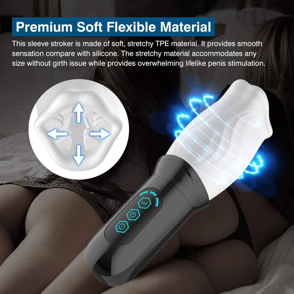 12 Kinds of rotating
Rechargeable Lithium Polymer Battery
B... Secwell - First Class Rotating Masturbator - Black photo-2
