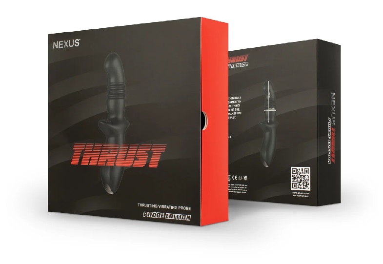 Nexus Thrust probe edition is a 3 speed thrusting toy design... Nexus - Thrust Prostate Probe - Black photo-6