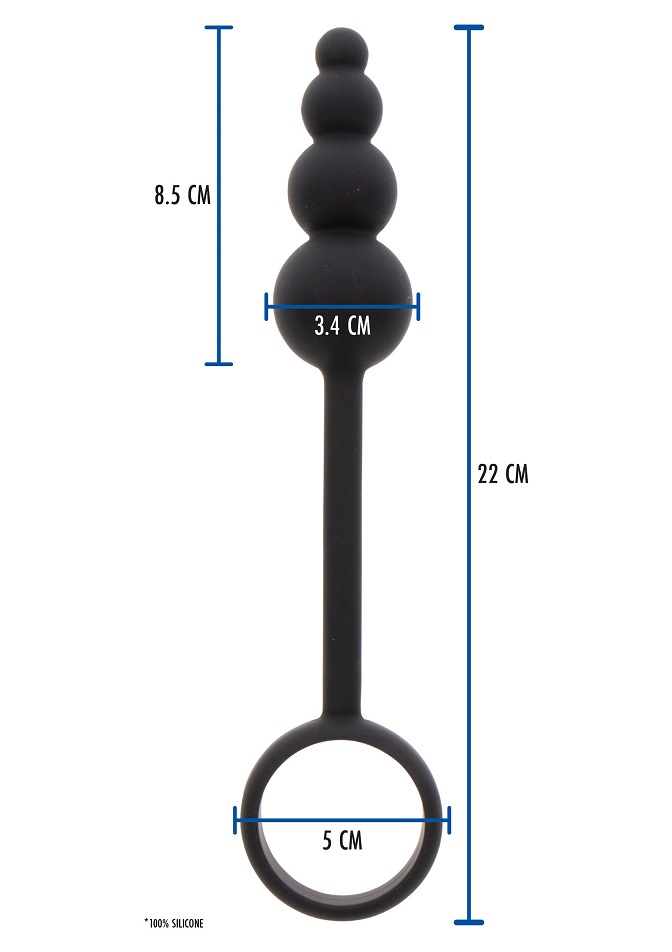 The Anal Plug & Cock Ring from Manpower by TOYJOY is an esse... ToyJoy - Manpower Plug w Ring - Black photo-6