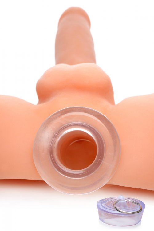 Stretch them open wide and plug them up how you wish! With t... Master Series - Ass Bung Hollow Anal Dilator L - Clear photo-8