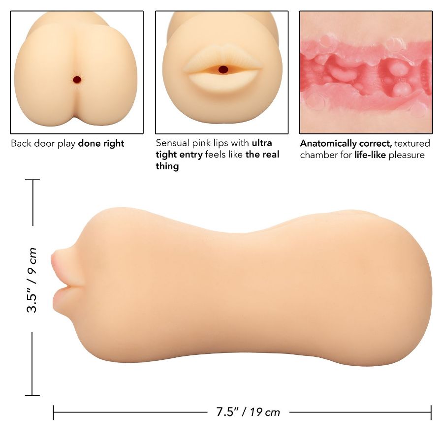 The Stroke It collection brings you the Mouth and Ass stroke... CEN - Stroke It Mouth/Ass - Flesh photo-6