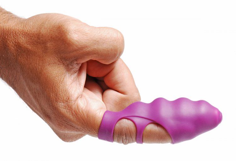Whether you are spending an evening pleasuring yourself or h... Frisky - Finger Bang-Her Vibe - Purple photo-2