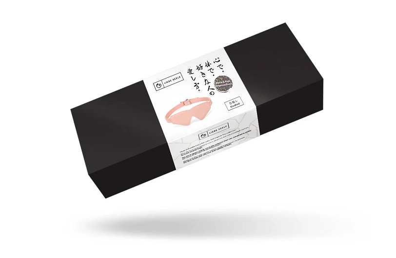 Take control of your lover's senses with this deluxe bondage... Liebe Seele - Organosilicon Blinfold - Pink photo-3