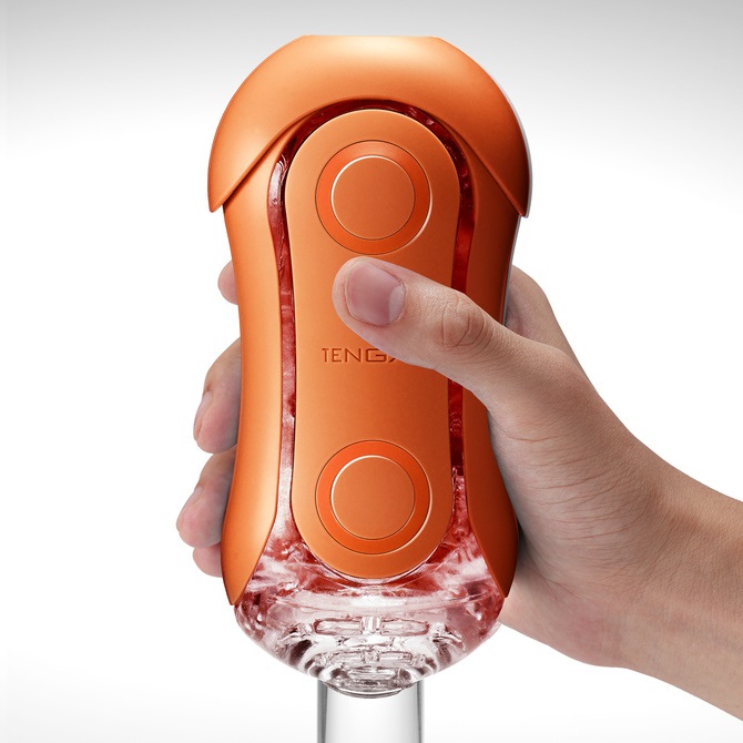 With the new design of orb structure, the elastic orbs wrapp... Tenga - Flip ORB Pastaio - Sunset Orange photo-3