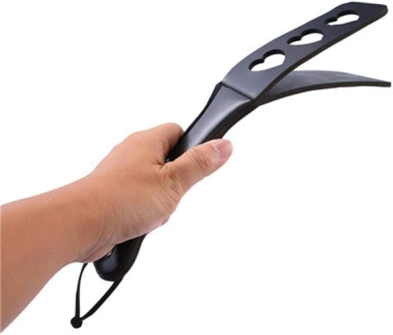 Paddle with 2 layers and heart-shaped crotch
Material: PU l... MT - Heart Paddle w 2 layers - Black photo-2