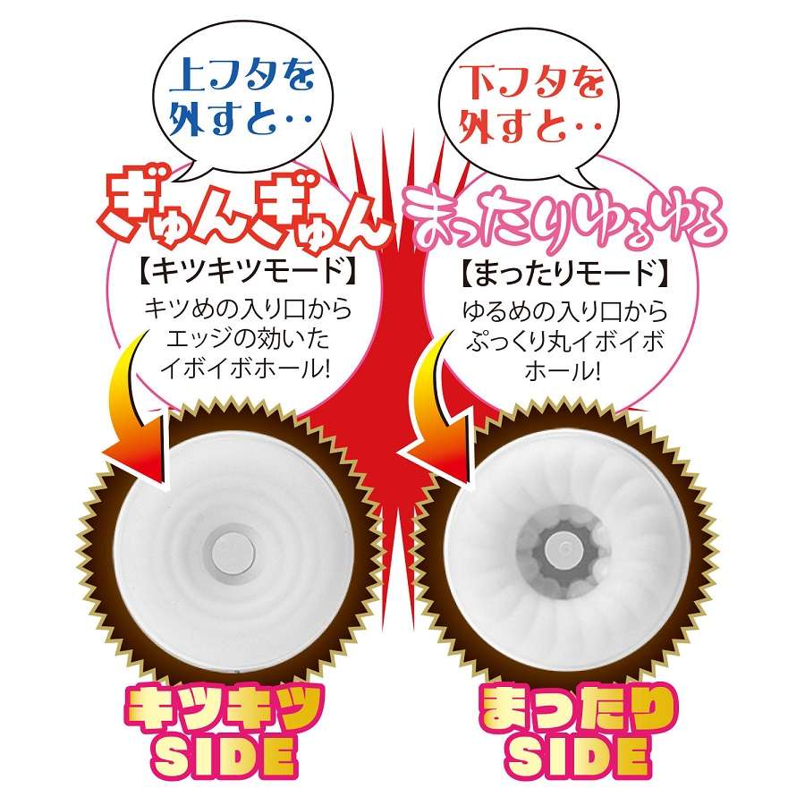 Introducing a double-cap cup that lets you enjoy two differe... NPG - Instant Orgasm Double Cup Masturbator photo-2