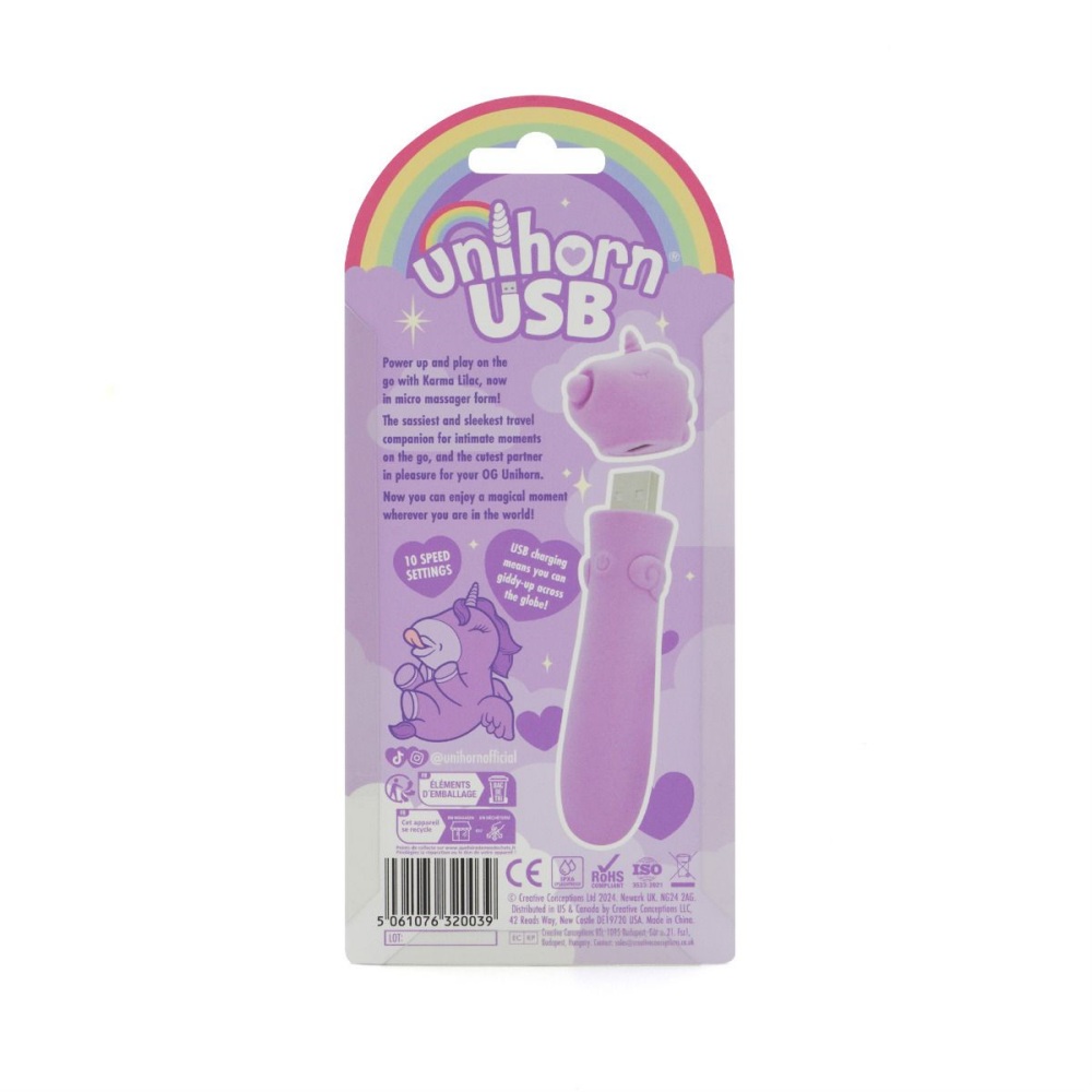 Delight your customers with the Karma Lilac Unihorn USB, a p... Unihorn - Karma Lilac USB Bullet - Purple photo-8