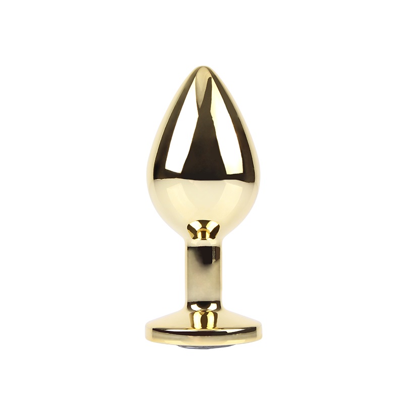 Metal plug for anal play and training
Tapered easy entry tip... Chisa - Gem Metal Plug M - Clear photo-2
