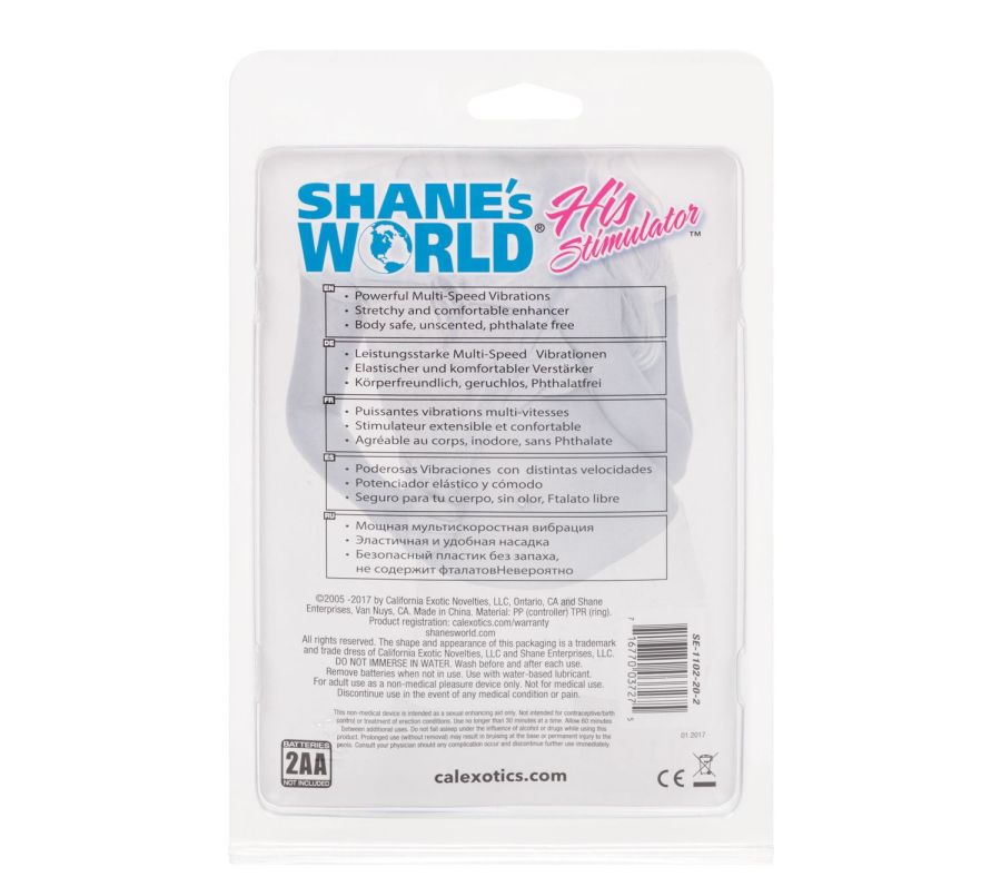 Whoever said that vibrations are only for the ladies? With t... CEN - Shane's World His Stimulator - Blue photo-5