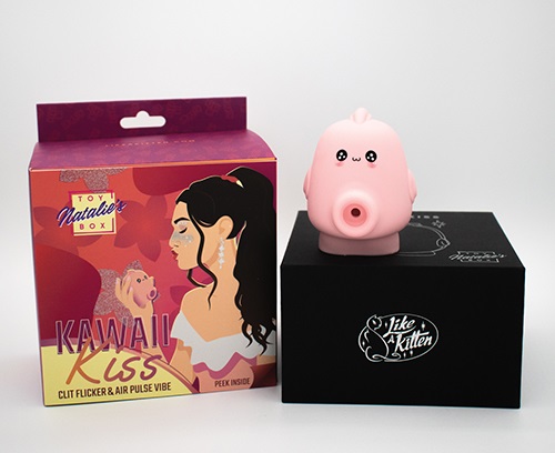 Natalie's Toy - Kawaii Kiss 阴蒂刺激器 - 粉红色 照片