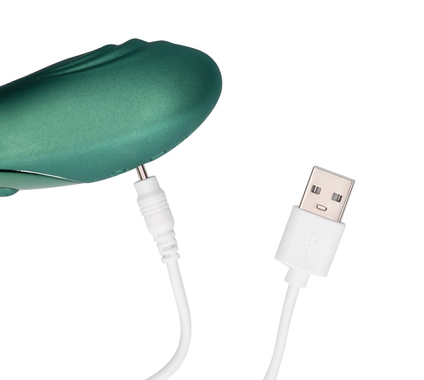 Enhance your pleasure with the Bent Vibrating Prostate Massa... Ouch - Bent Prostate Massager - Metallic Green photo-6