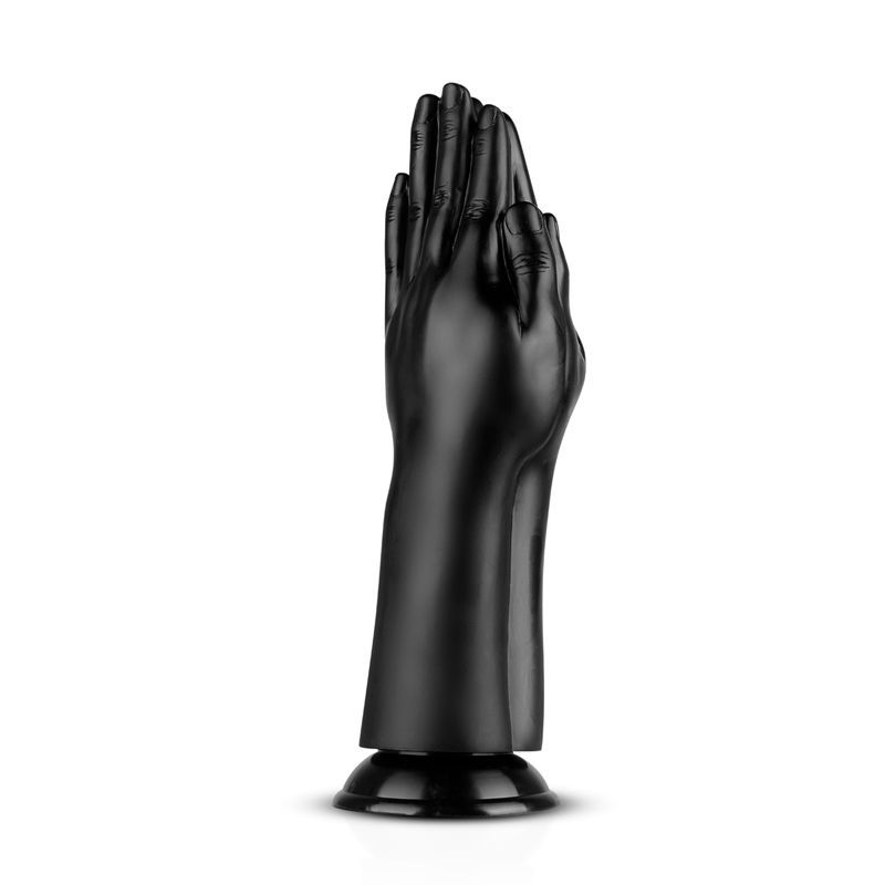 Take on the challenge with the Double Trouble Fisting Dildo ... BUTTR - Double Trouble Fisting Dildo - Black photo-3