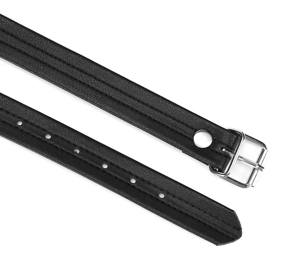 Eco-friendly material, composed of 50% recycled leather and ... Liebe Seele - Black Bond Ball Gag photo-4