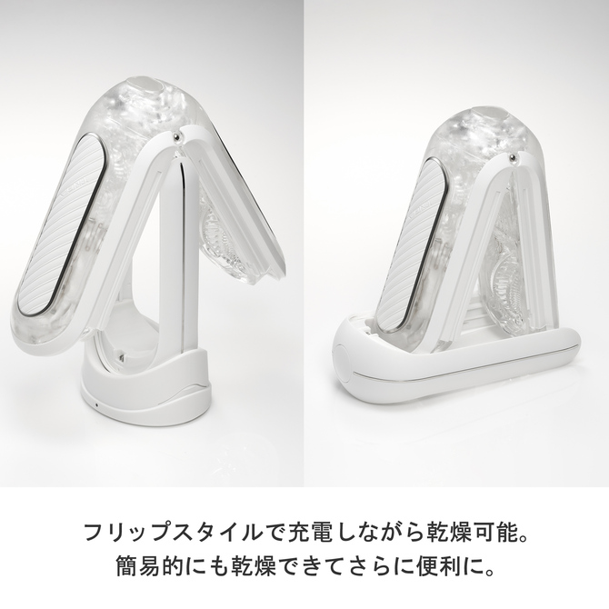 White with gentle and delicate details and soft gel
Enjoy th... Tenga - Flip Zero Gravity Electronic Vibration - White photo-5
