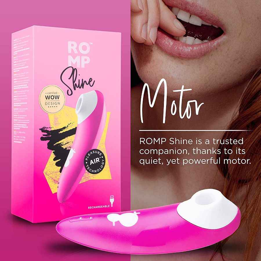我們想通知您,適用於 Wow Tech 產品(ROMP、Womanizer、We-Vibe、Arcwave)的充電器適配... Romp - Shine 陰蒂吸吮器- 粉紅色 照片-14