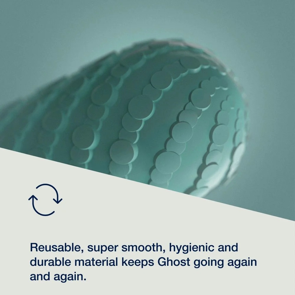 Ghost is a skin-soft silicone toy with a trick up its sleeve... Arcwave - Ghost Flip IT Pocket Stroker - Mint photo-5