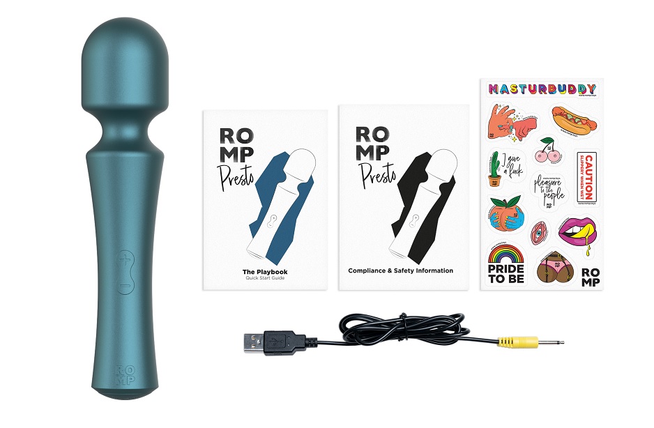 ROMP Presto 是一款具有神奇魔力的迷你無線棒式 振動器。憑藉6段強度和4種模式的強勁振動,這款 振動器只需輕鬆... Romp - Presto Wand 迷你強力震動按摩棒 - 綠色 照片-12