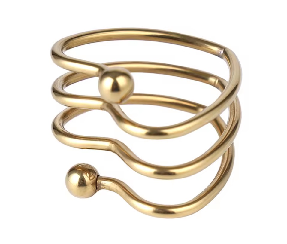 Heart shaped delay ejaculation metal cock ring
Material: St... MT - Heart Shaped Cock Ring - Gold photo-2