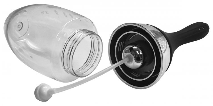 Clean out and freshen up with ease and pleasure! This premiu... CleanStream - Auto Vibro Enema Bulb - Black photo-8