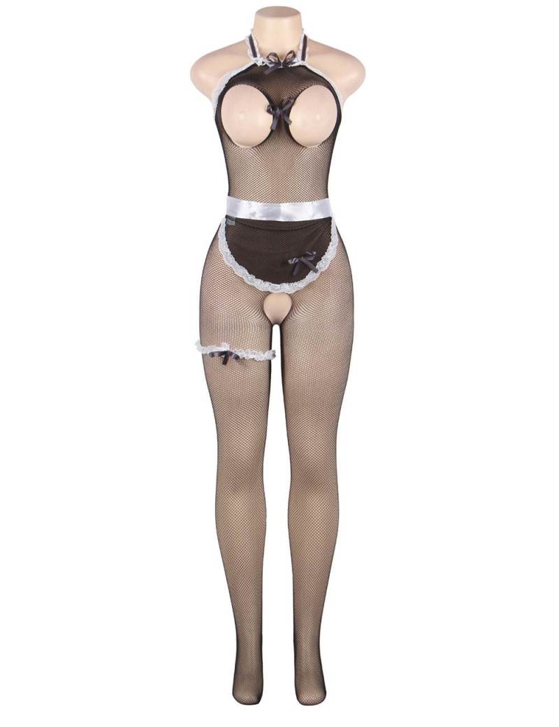 Uniform Temptation Cute Maid Sexy BodyStocking Set
Material... Ohyeah - Cute Maid Bodystocking - Black - M photo-5