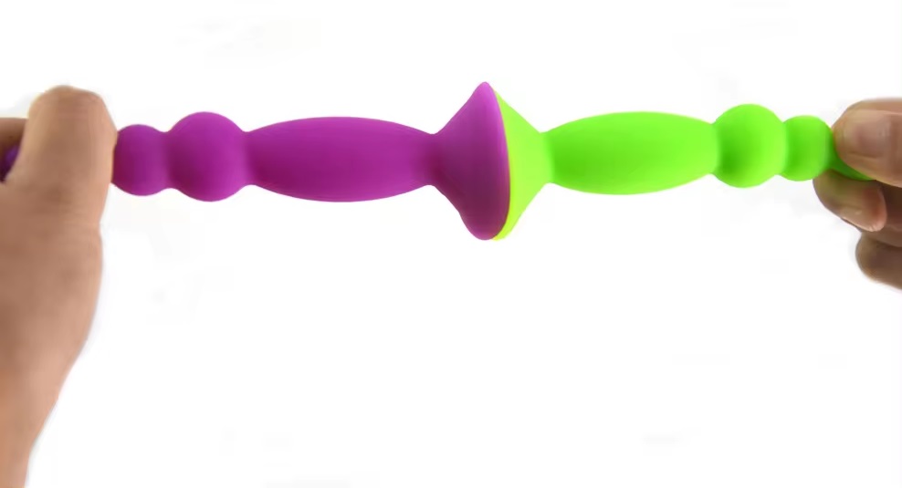 Silicone mini anal beads anal plug, environmental healthy, e... FAAK - Silicone Mini Anal Beads - Purple photo-2