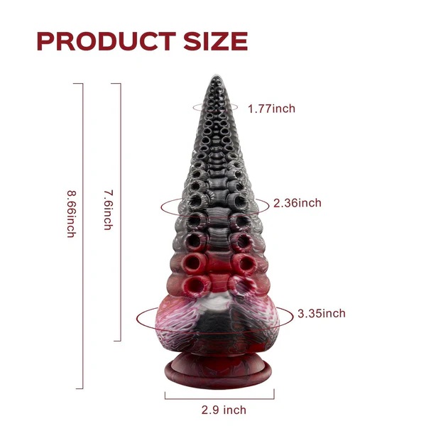 This titanic tentacle is ready to lure you into the deep-sea... Honey Play Box - Tyrian Tentacle Dildo - Purple photo-10