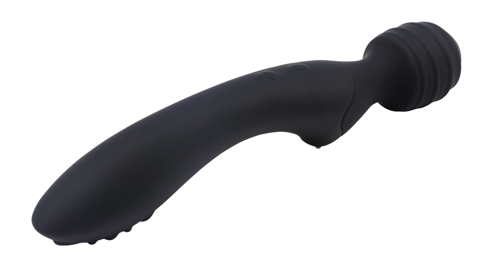 Dual-ended, 8 Frequency Vibrations, Magnetic USB charger, Su... Chisa - Dual-Ended Ultimate Wand - Black photo-3