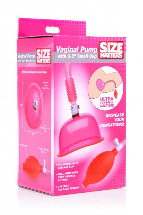 Experience new levels of titillation! With this Size Matters... Size Matters - Vaginal Pump w Small Cup - Pink photo-8