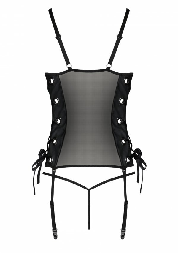 Details which distinguishes the Malwia corset from others is... Passion - Malwia Corset - Black - S/M photo-6