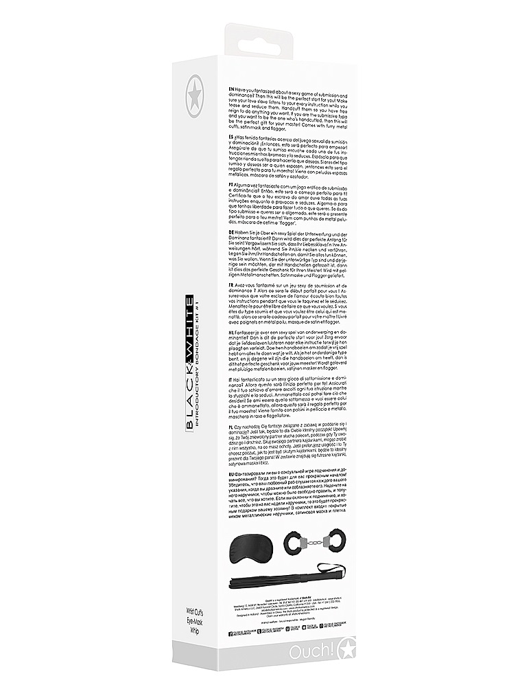 Have you fantasized about a sexy game of submission and domi... Ouch - Introductory Bondage Kit #1 - Black photo-5