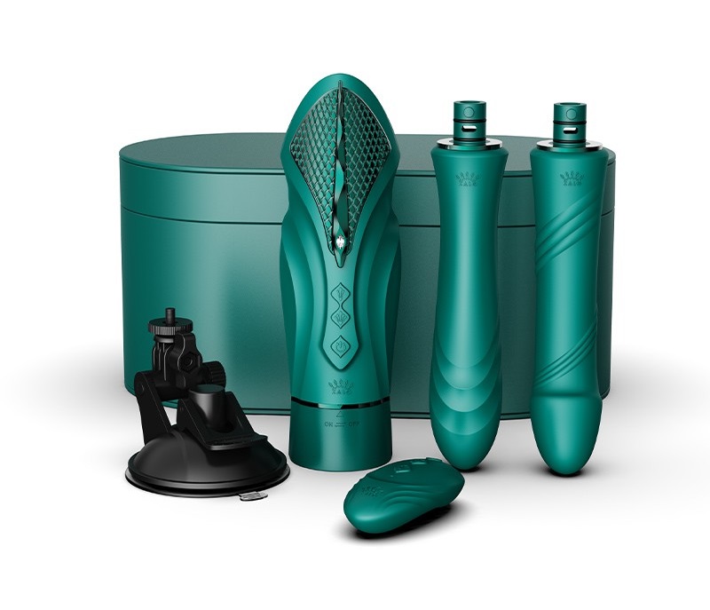 Powered by ZALO's groundbreaking PowerThrust technology,... Zalo - Sesh APP Thrusting Sex Machine - Turquoise Green photo-18
