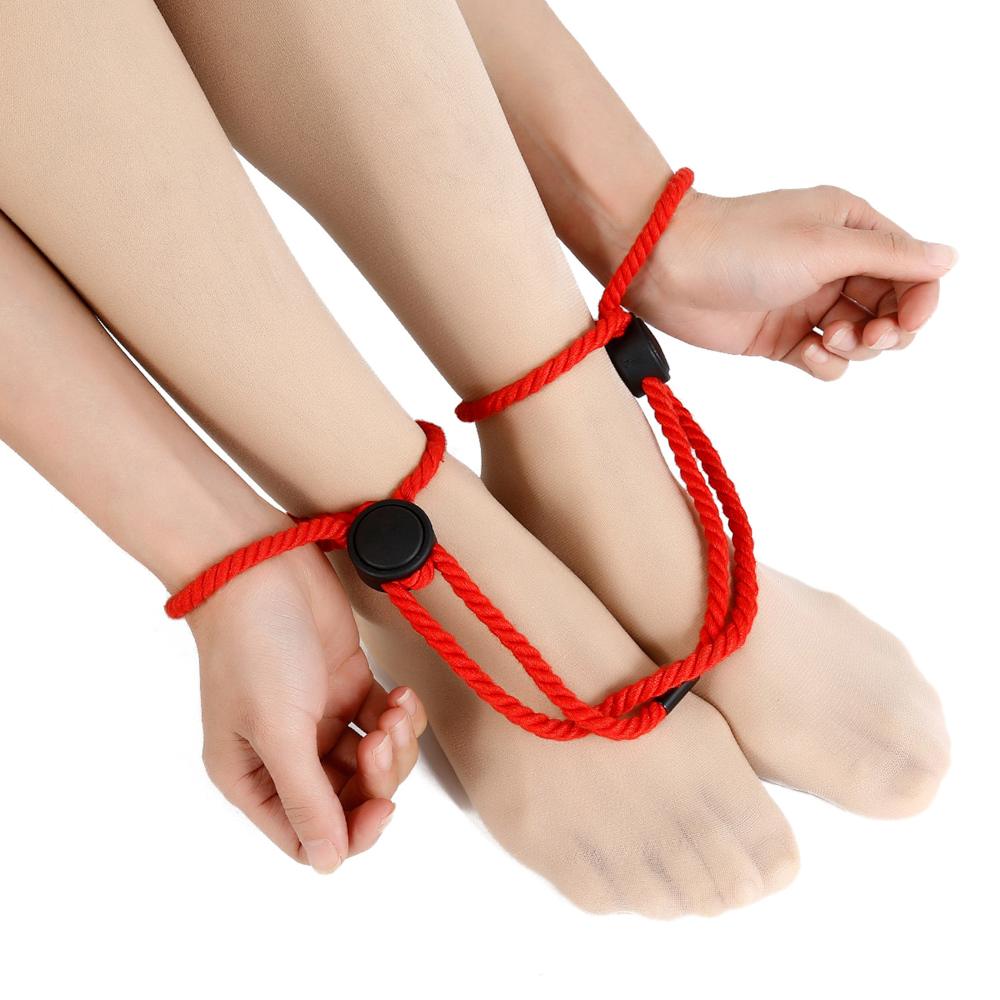 Multifunctional cuffs that can be used in many ways
The cott... SMVIP - Super Easy Rope Handcuffs - Red photo-3