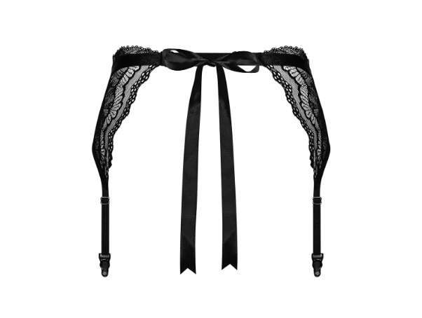It ignites the senses, tempts and intrigues. It stimulates t... Obsessive - Isabellia Garter Belt - Black - L/XL photo-6