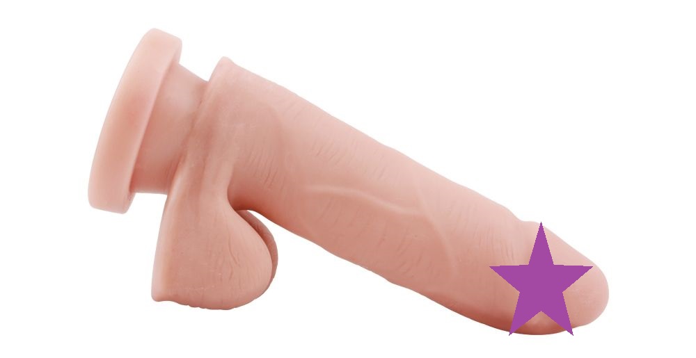 Anti-bacterial, Better-thanreal, Flexible Spine, Dual Densit... Chisa - Glad Eye Dual Density Dildo - Flesh photo-2