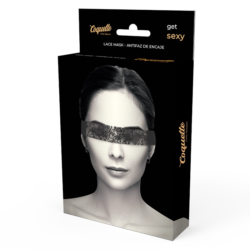 Is your sex life exciting enough? Add this lace mask from Co... Coquette - Lace Mask - Black photo-4